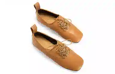 LOEWE Anagram Lace-Up Flat