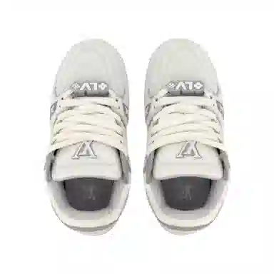Louis Vuitton Trainer Maxi White Grey