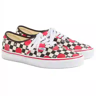 Valentino x Vans Vlogo Low Canvas Sneakers Red
