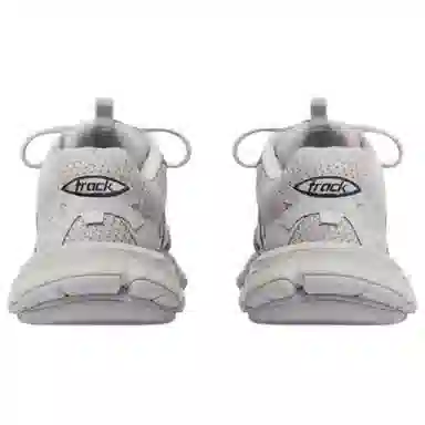 Balenciaga Round Toe Low Top Sneakers Gray