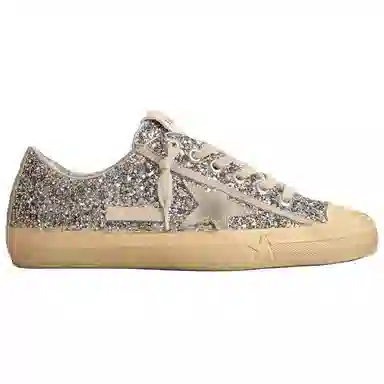 Golden Goose V-Star Silver