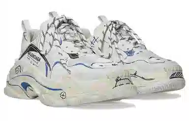 Balenciaga Triple S White