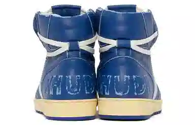 RHUDE High Top Blue White
