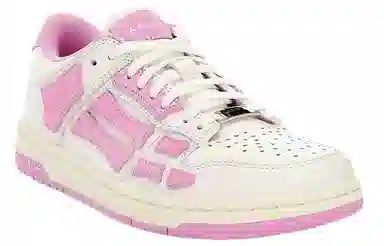 AMIRI Skel-Top Low Pink White