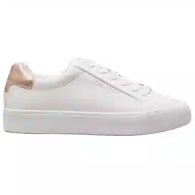 Calvin Klein Leather Low Top Sneakers White