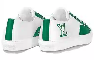 Louis Vuitton Tattoo Low Sneakers White Green