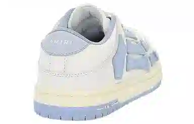 AMIRI Skel-Top Low Blue White