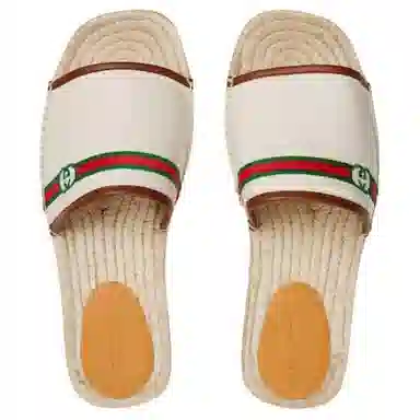 Gucci Slide Sandals White