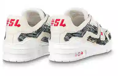 Louis Vuitton Trainer White Black