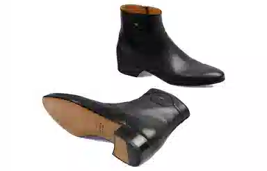 Gucci Leather Ankle Boots Black