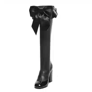 CHANEL 25K Boots Black