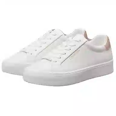 Calvin Klein Leather Low Top Sneakers White