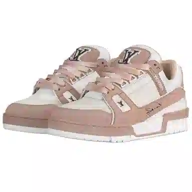 Louis Vuitton Trainer Low Pink White