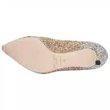 Jimmy Choo Rose Gold Stiletto Heels