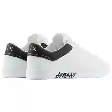 Emporio Armani Low-Top Sneakers White Black