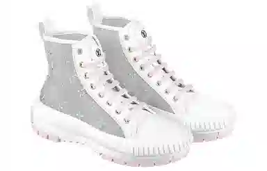 Louis Vuitton Squad White Grey Pink