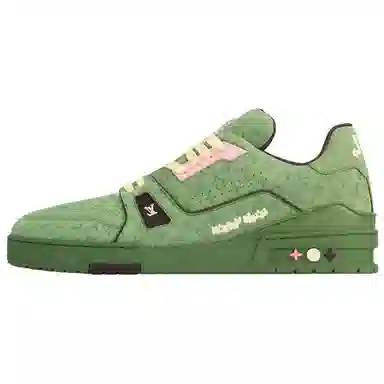 Tyler x Louis Vuitton Trainer Low Green