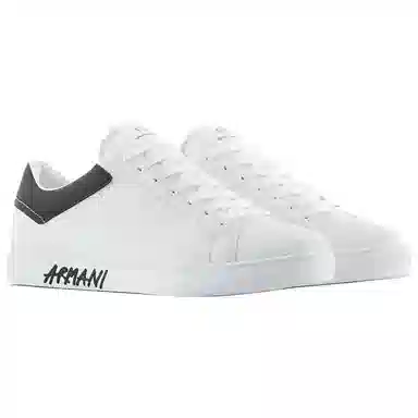 Emporio Armani Low-Top Sneakers White Black