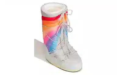 Moon Boot Rainbow Grey