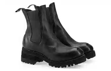 GUIDI Chelsea Boots Black