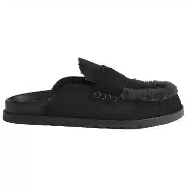 Hermes Go Slippers Black