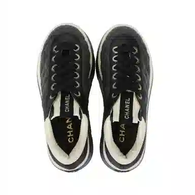 Chanel Low Top Sneakers Black