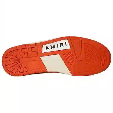 AMIRI Bone High-Top White Orange