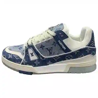 LOUIS VUITTON Trainer Blue White
