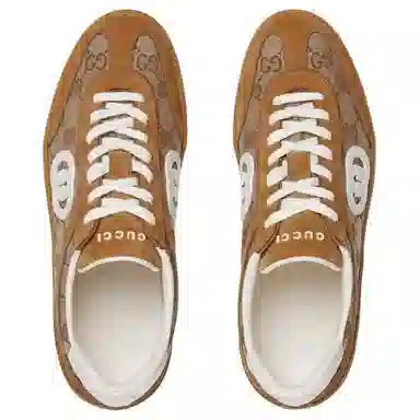 Gucci Brown Low-Top Sneakers
