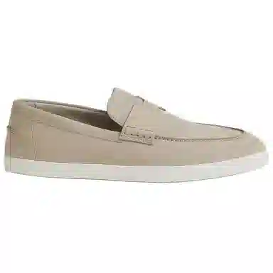 Hermes Job Loafers Beige