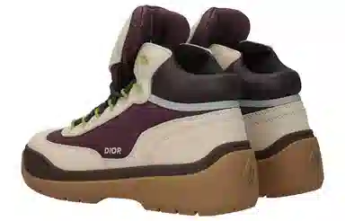 Dior Dean Leather Boots Natural