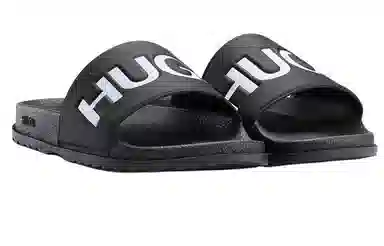 HUGO BOSS Slides Black