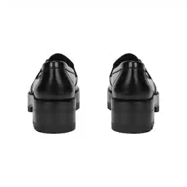 CHANEL Classic Round Toe Loafers Black