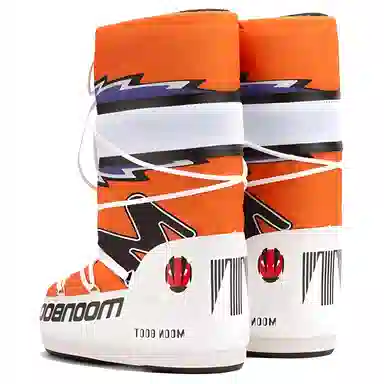 Moon Boot Icon Retrobiker M Orange White Black