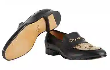 Gucci Round Toe Slip-On Sneakers 100th Anniversary