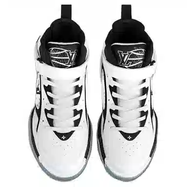 LOUIS VUITTON Trainer 2 White Black Floral