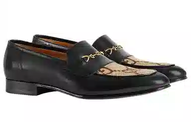 Gucci Round Toe Slip-On Sneakers 100th Anniversary