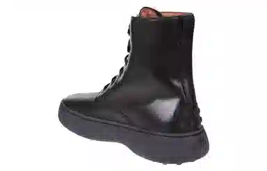 TOD'S Leather Ankle Boots Black