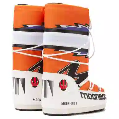 Moon Boot Icon Retrobiker M Orange White Black