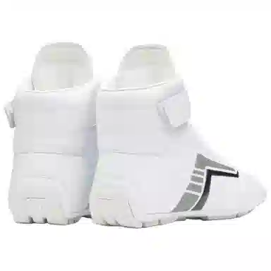 Prada Leather Polo Boots White