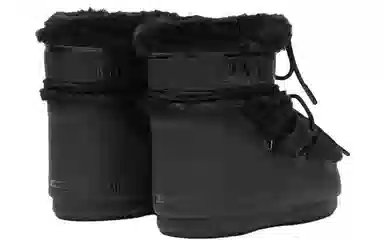 Moon Boot Black Short Snow Boots