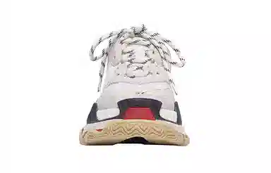 Balenciaga Triple S White Red Black