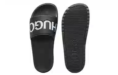 HUGO BOSS Slides Black