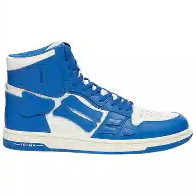 AMIRI Skel-Top Hi Blue White