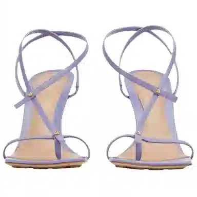 Bottega Veneta Stretch Sandals Purple