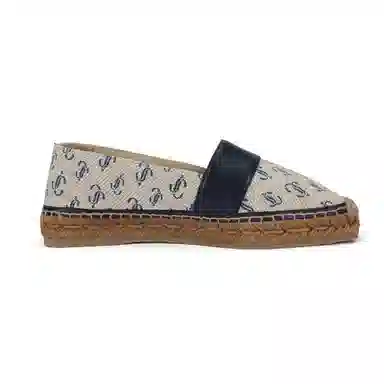 Jimmy Choo Dru Flat JC logo