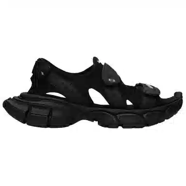 Balenciaga 3XL Black Sandals