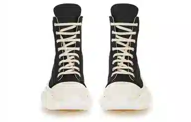 Rick Owens DRKSHDW High Top Sneakers Black White