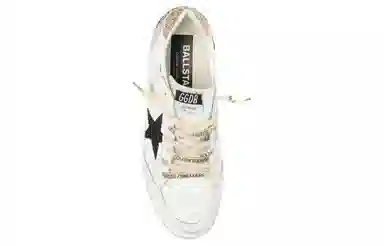 Golden Goose Ball Star Low Top Sneakers White Black