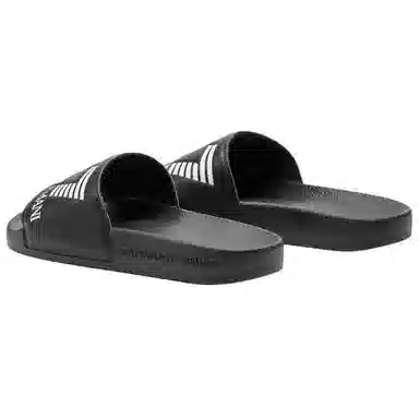 Emporio Armani EA7 Black Slides